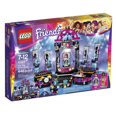 LEGO Friends Pop Star Show Stage with Andrea & Pop Star Livi Building Set 41105