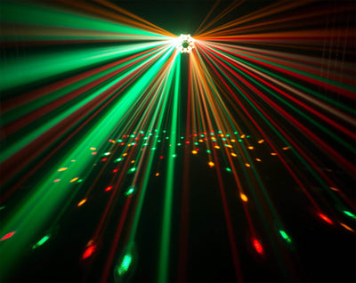 Chauvet DJ Swarm Wash FX LED Derby Wash Light + Hurricane 700 Smoke Machine