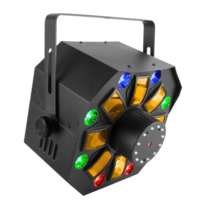 Chauvet DJ Swarm Wash FX LED Derby Wash Light + Hurricane 700 Smoke Machine