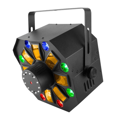 Chauvet DJ Swarm Wash FX LED Derby Wash Light + Hurricane 700 Smoke Machine