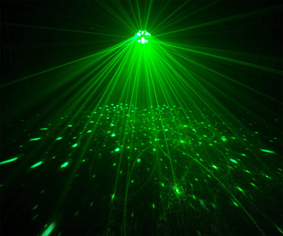 Chauvet DJ Swarm Wash FX LED Derby Wash Light + Hurricane 700 Smoke Machine