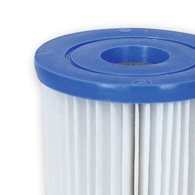 Bestway Above Ground Pools Round Cover w/ Replacement Filter Cartridge (6 Pack)