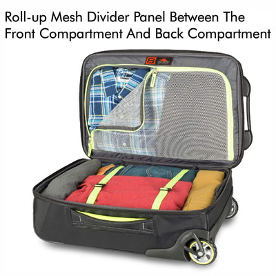 High Sierra Wheeled Carry on Bundle with Rolling Duffle and Backpack (Open Box)