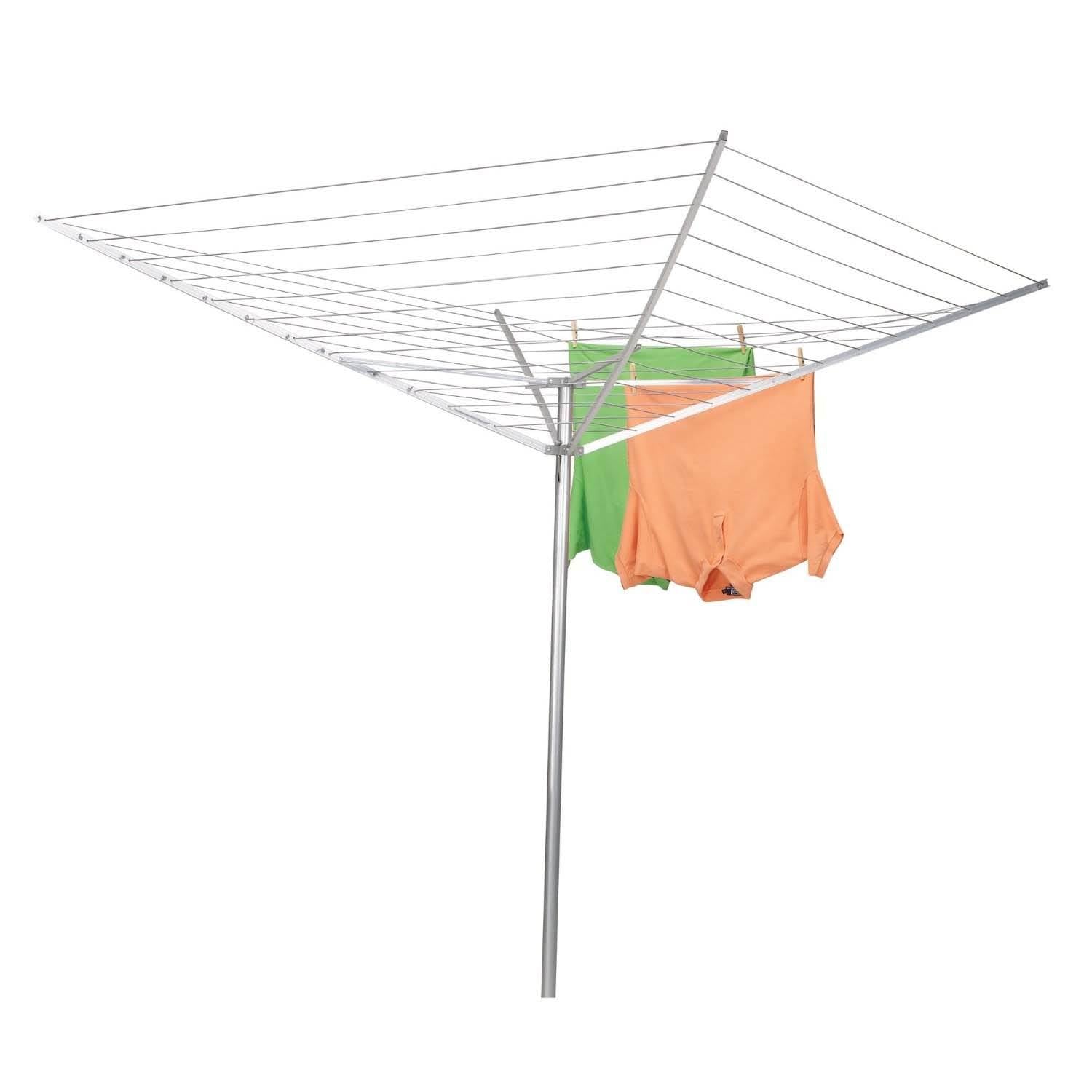 Household Essentials 12-Line Outdoor Umbrella-Style Clothes Dryer (Open Box)