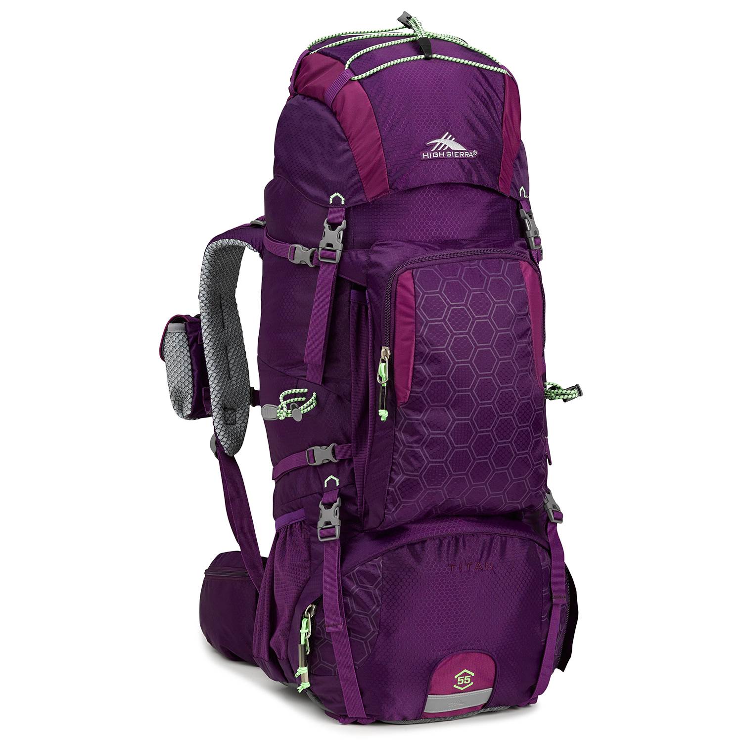 High Sierra Tech 2 Series Titan 55 Women's Frame Pack | Eggplant (Open Box)