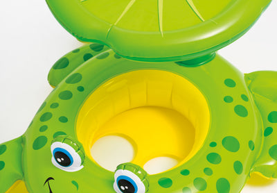 Intex Froggy Friend Shaded Canopy Baby Kiddie Pool Floating Raft (4 Pack)