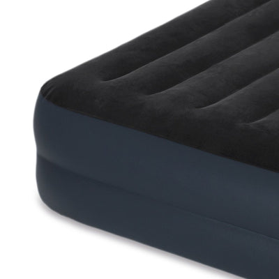 Intex Raised Fiber Tech Air Mattress Bed with Built In Pump, Queen (3 Pack)