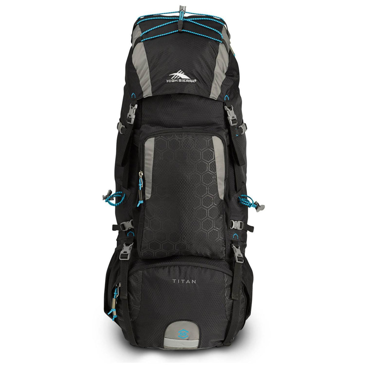 High Sierra Tech 2 Series Titan 55 Frame Pack, Black/ Charcoal (Used)