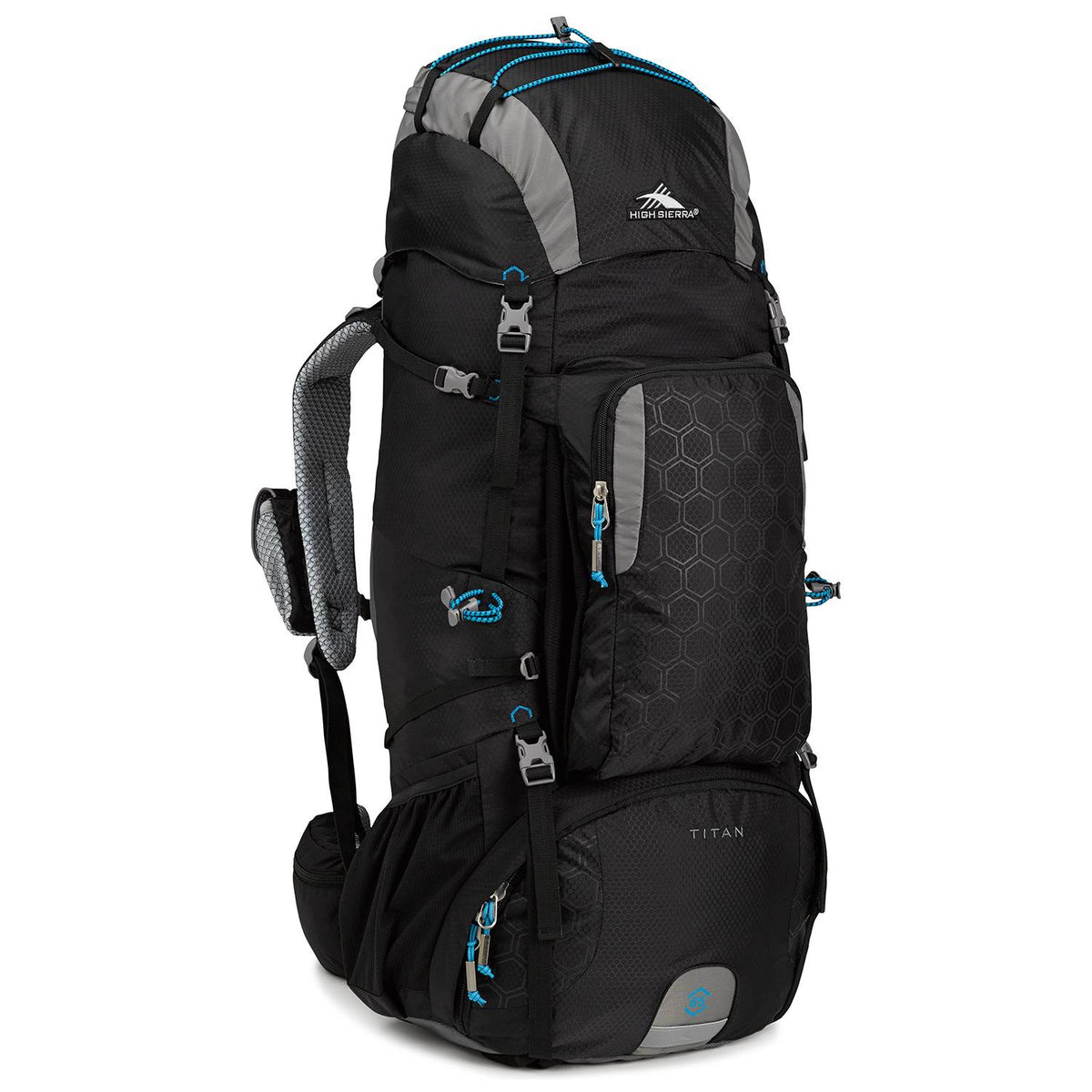 High Sierra Tech 2 Series Titan 65 Frame Pack, Black/ Charcoal (Open Box)