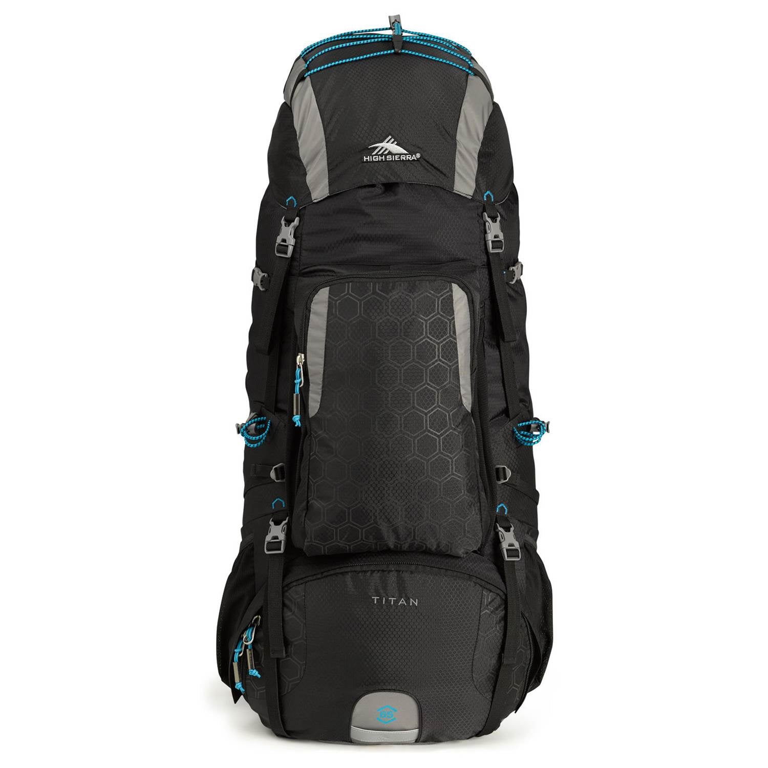 High Sierra Tech 2 Series Titan 65 Frame Pack, Black/ Charcoal (Open Box)
