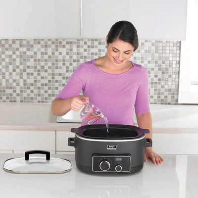 Ninja MC900 Multi Cooker 4-in-1 Digital Cooking System, 6 Quart S/S (Damaged)