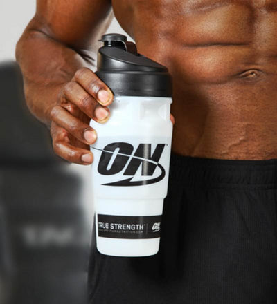 2) Optimum Nutrition Shaker Cup Mixer Protein Shake Workout Bottles, 32 fl oz