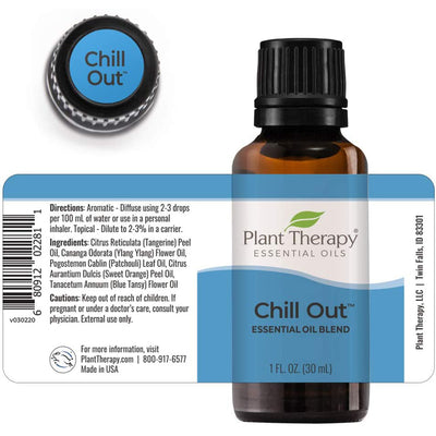 Plant Therapy Aromatherapy Diffusible Essential Oil, 1 Oz, Chill Out (3 Pack)