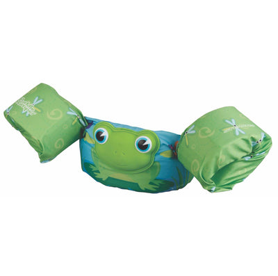 2) Stearns Puddle Jumper Bahama Series Deluxe 3D Kids Life Jackets, Green Frog