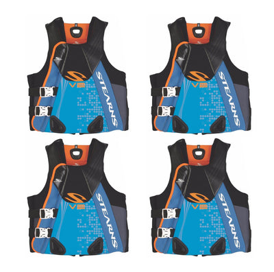 4) Coleman Stearns Men's V2 Series Neoprene V-Flex Life Jacket Vests | Large