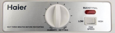Haier 2-Speed Portable 32-Pint Mechanical Air Dehumidifier w/ Drain (For Parts)