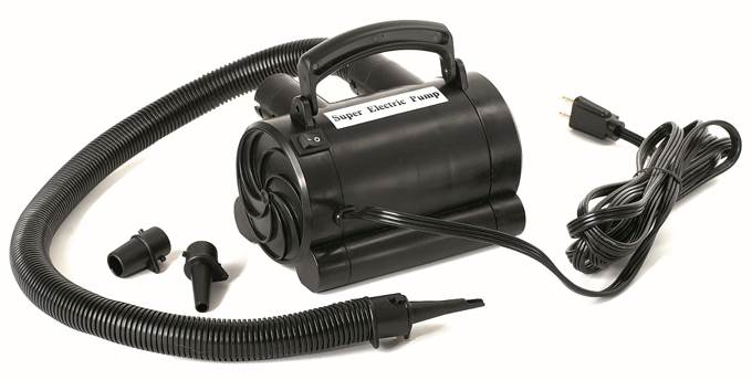 Swimline Black Swan Inflatable Float + Electric Air Pump Inflator | 90628+9095 - VMInnovations