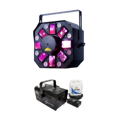 American DJ ADJ Stinger II 3-in-1 FX Light w/ Chauvet Hurricane H700 Fog Machine