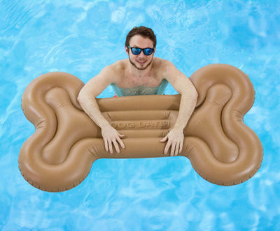 Swimline Dog Days Bone Inflatable + Electric Air Pump Inflator | 90639 + 9095