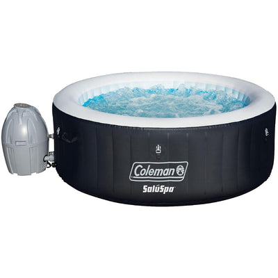 Coleman SaluSpa 4 Person Inflatable Hot Tub Spa with 3 Filter Cartridge Refills
