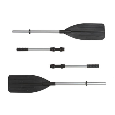 Intex Excursion 5 Person Inflatable Fishing Boat Set w/ Oars, Pump (Ripped Bag)