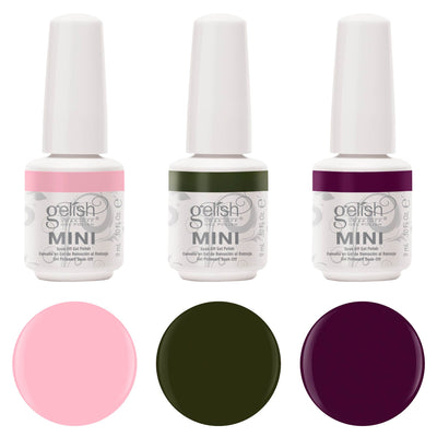Gelish Harmony Salon Professional Gel LED Nail Polish Pro Lamp Kit + 3 Colors
