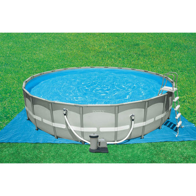 Intex 26 Feet x 52 Inches Above-Ground Ultra Frame Pool Set | 28345WL (Open Box)