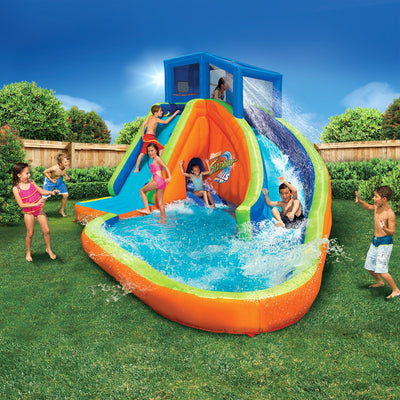 Banzai Sidewinder Falls Inflatable Water Park Pool (Open Box) (6 Pack)