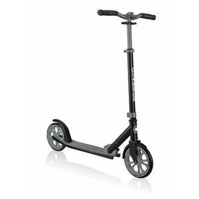 Globber NL 500-205 Foldable 2-Wheel Kick Scooter, Black and Grey (Used)