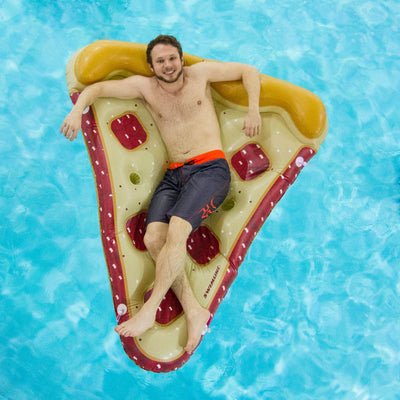 Swimline Inflatable Cherry Pie Slice Fun Pool Float Rafts (2 Pack)