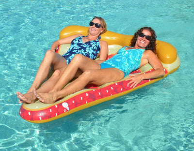 Swimline Inflatable Cherry Pie Slice Fun Pool Float Rafts (2 Pack)