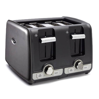 Oster Jelly Bean 4-Slice Toaster with Extra Wide Slots | Gray (Open Box)