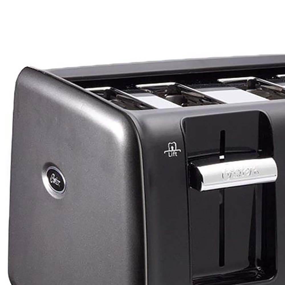 Oster Jelly Bean 4-Slice Toaster with Extra Wide Slots | Gray (Open Box)