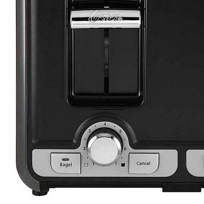 Oster Jelly Bean 4-Slice Toaster with Extra Wide Slots | Gray (Open Box)