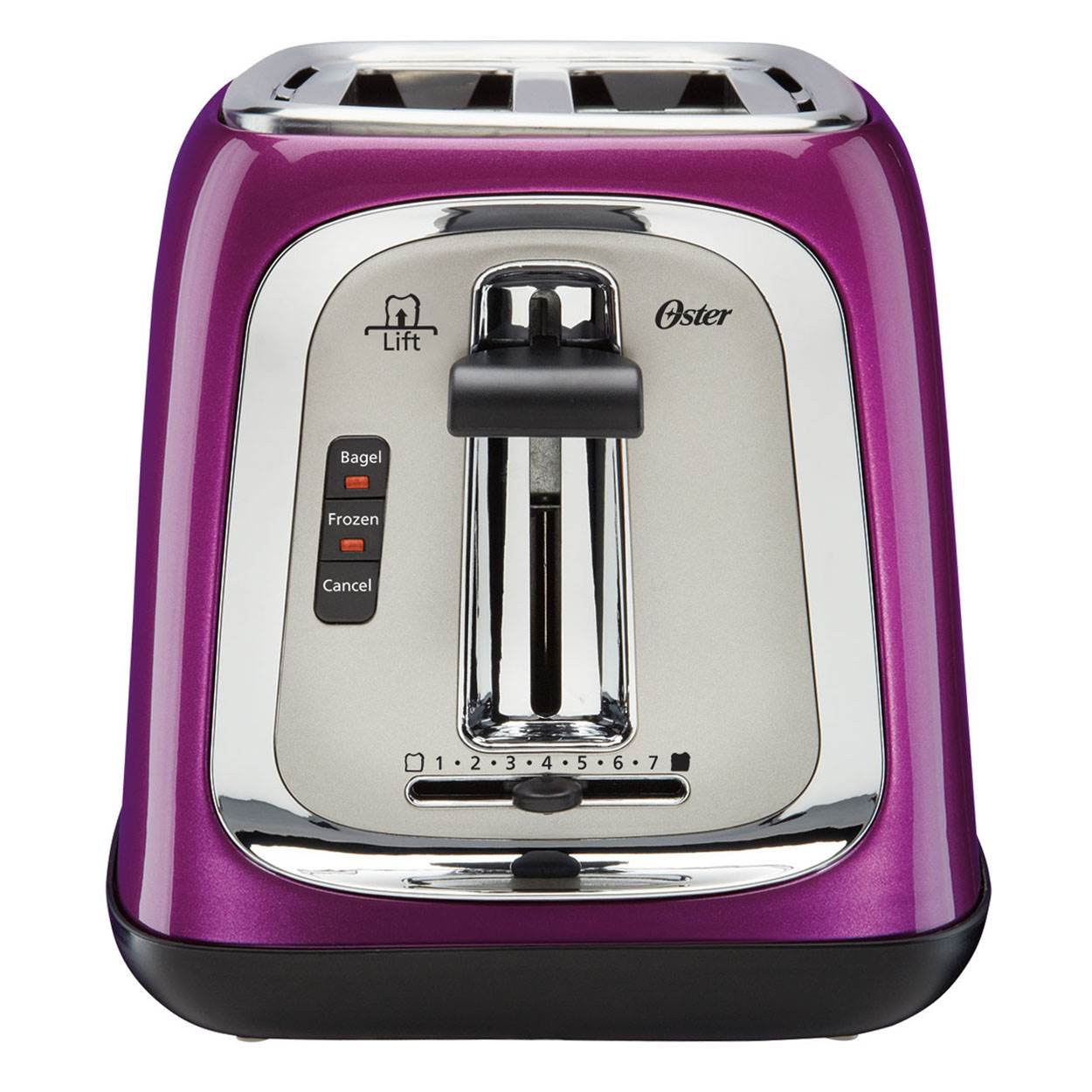 Oster 2-Slice Toaster w/ Extra Wide Slots Metallic Purple TSSTTRJB0P (Open Box)