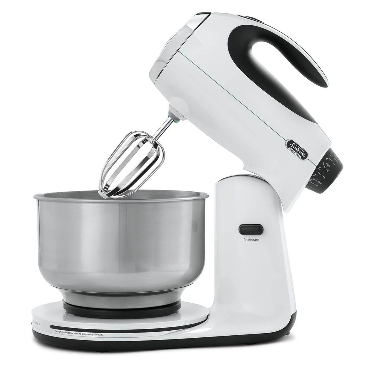 Sunbeam Heritage Series 350-Watt 12 Speed Stand Mixer, White | Open Box