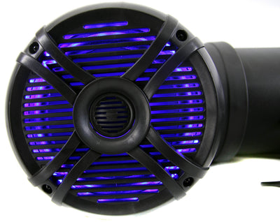 Q Power 500W Marine Bluetooth ATV Speaker System w/ Lights | QATV65BT-LED (Used)