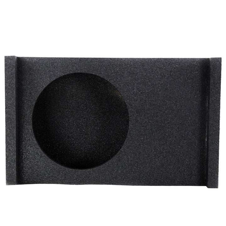 QPower Single 12 Inch Sub Enclosure, Universal Downfire/Behind Seat Speaker Box - VMInnovations