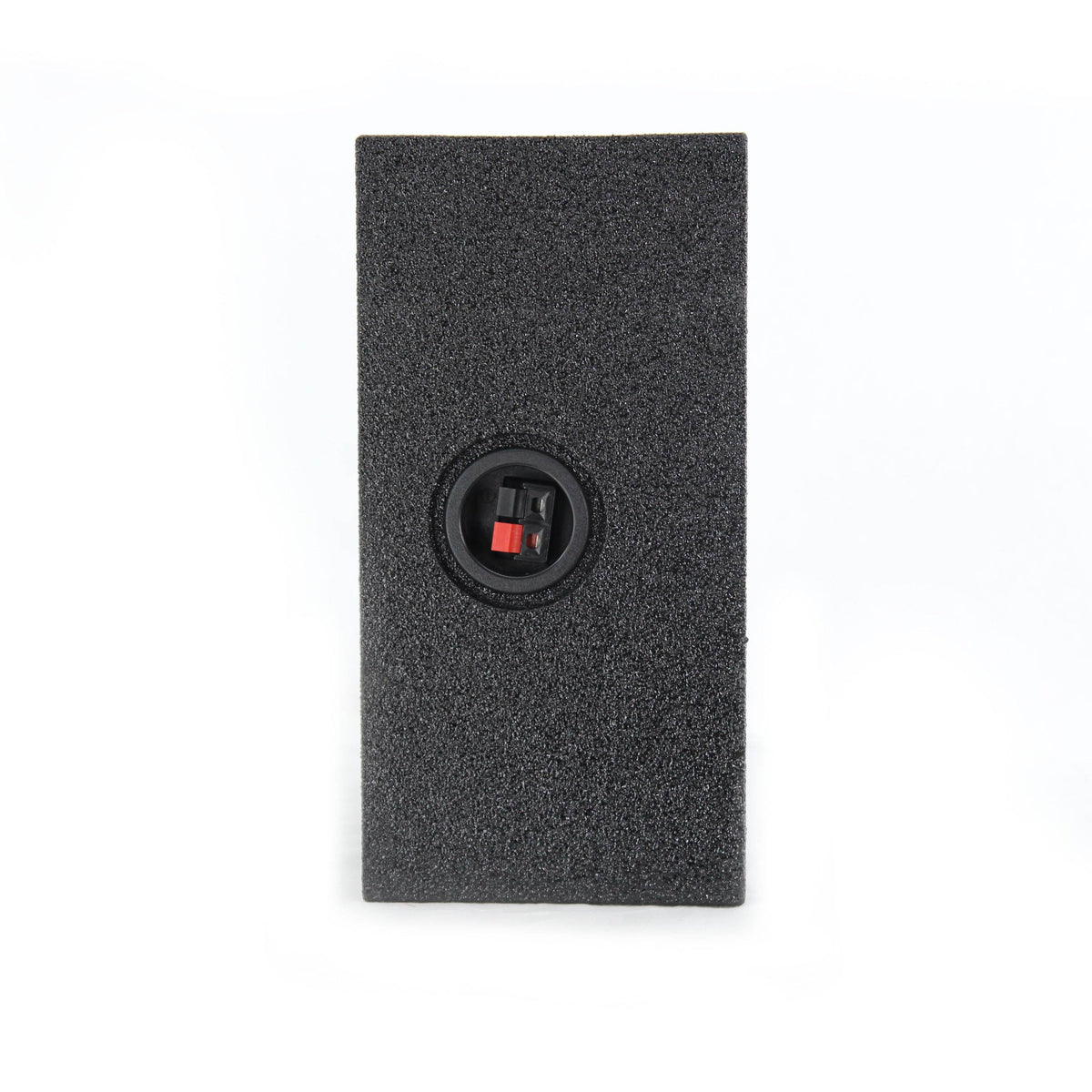 Q-Power Single 12-Inch Universal Downfire/Behind Seat Sub Box (Damaged)