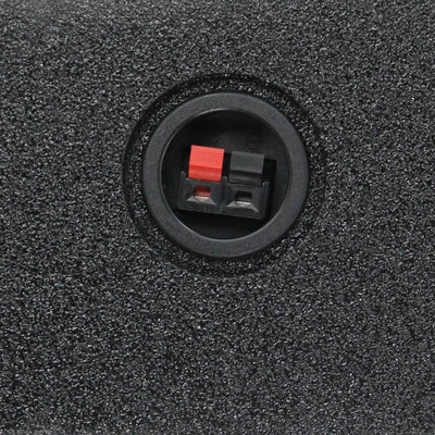 Q-Power Single 12-Inch Universal Downfire/Behind Seat Sub Box (Damaged)