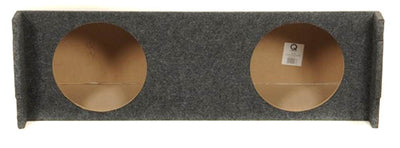 Q Power Dual 12" Inch Sealed SUV 3rd Row Subwoofer Box Sub Enclosure (Open Box)