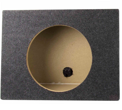 Q Power 10-Inch Single Slim Truck Shallow Sealed Subwoofer Enclosure (Used) - VMInnovations