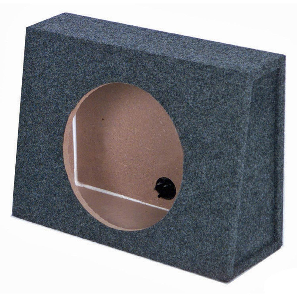 Q Power 12" Sealed Truck Slim Shallow Subwooofer Box Sub Enclosure (Open Box) - VMInnovations