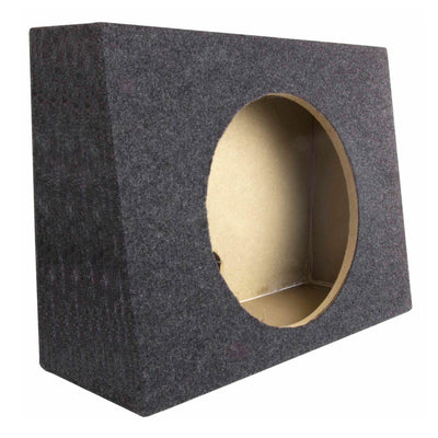 Q Power 12" Sealed Truck Slim Shallow Subwooofer Box Sub Enclosure (Open Box) - VMInnovations