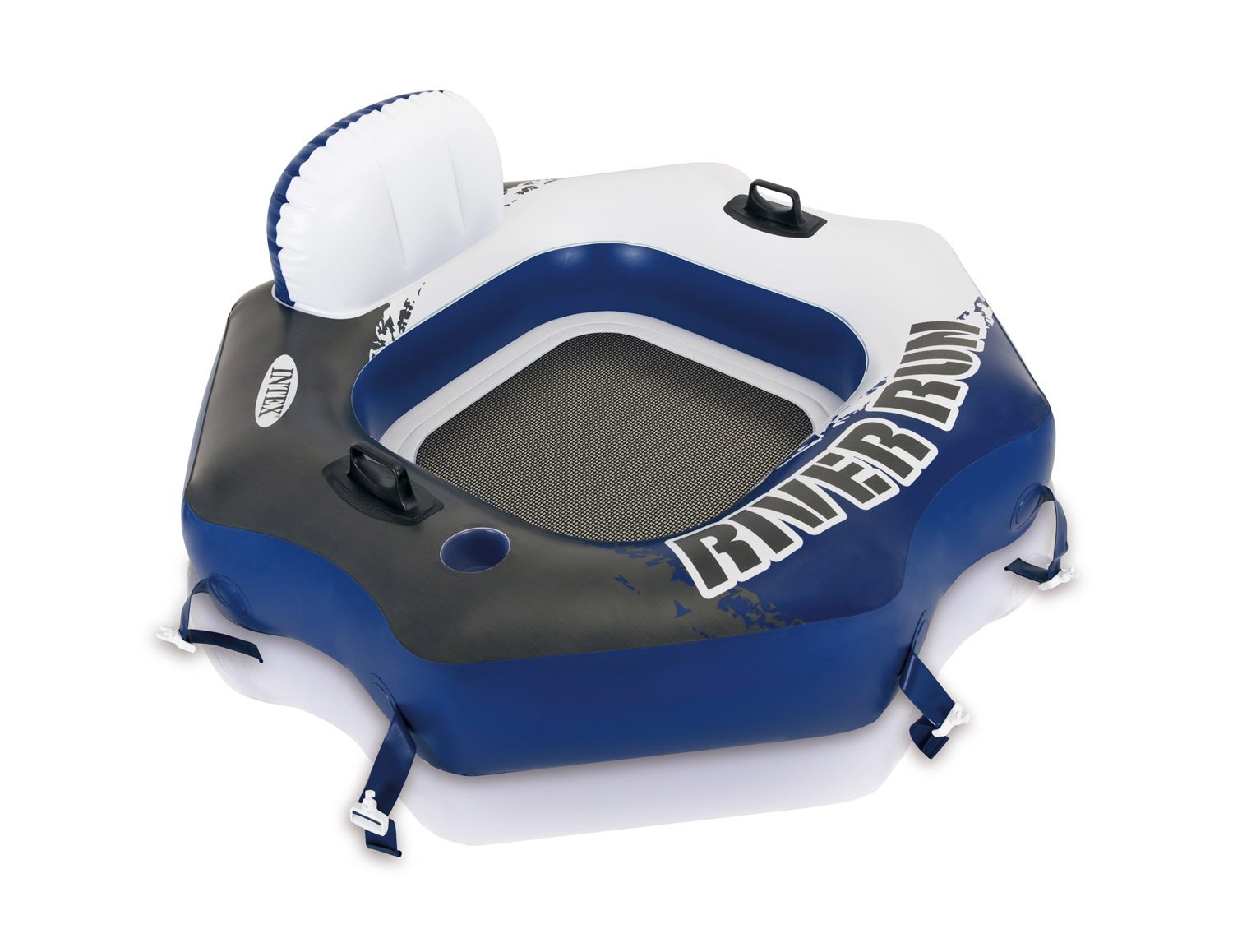 Intex River Run Floating Tube 8 Pack River Run II 2 Person Tube w/ Cooler 2 Pack