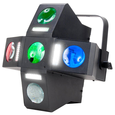 Monster Fun 2 FX-in-1 RGBWA LED Moonfloower and Strobe Light Effect (Used)