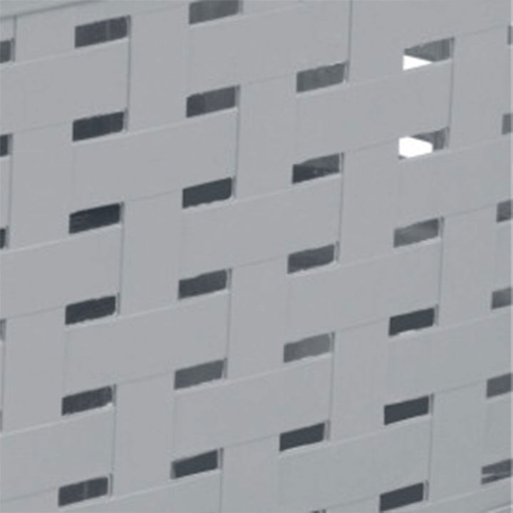 Sterilite Cement Gray Durable Weave Laundry Basket with Wicker Pattern (12 Pack) - VMInnovations