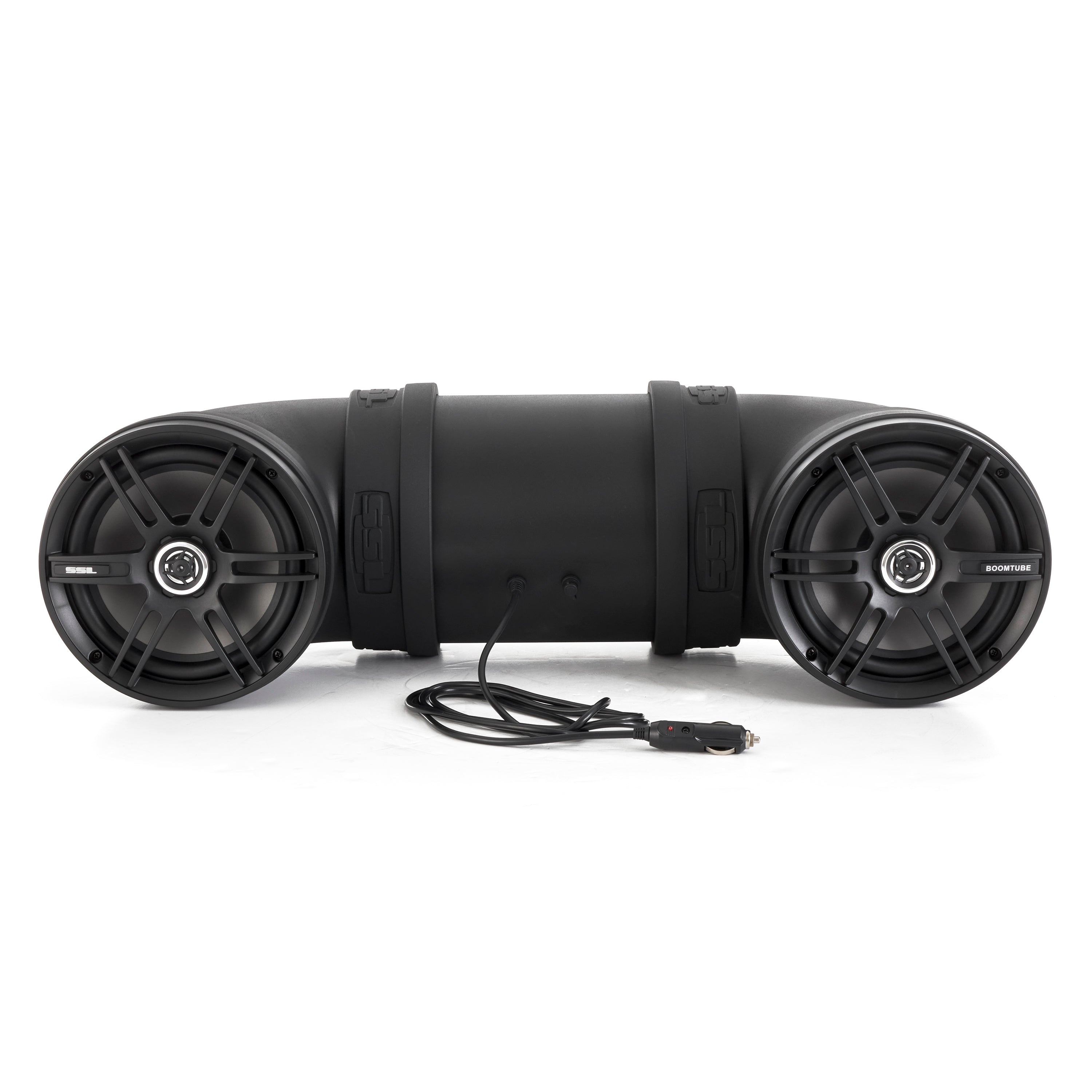 Soundstorm Dual 8" 700W ATV/Marine Amplified Tube Speaker+Bluetooth (2 Pack)