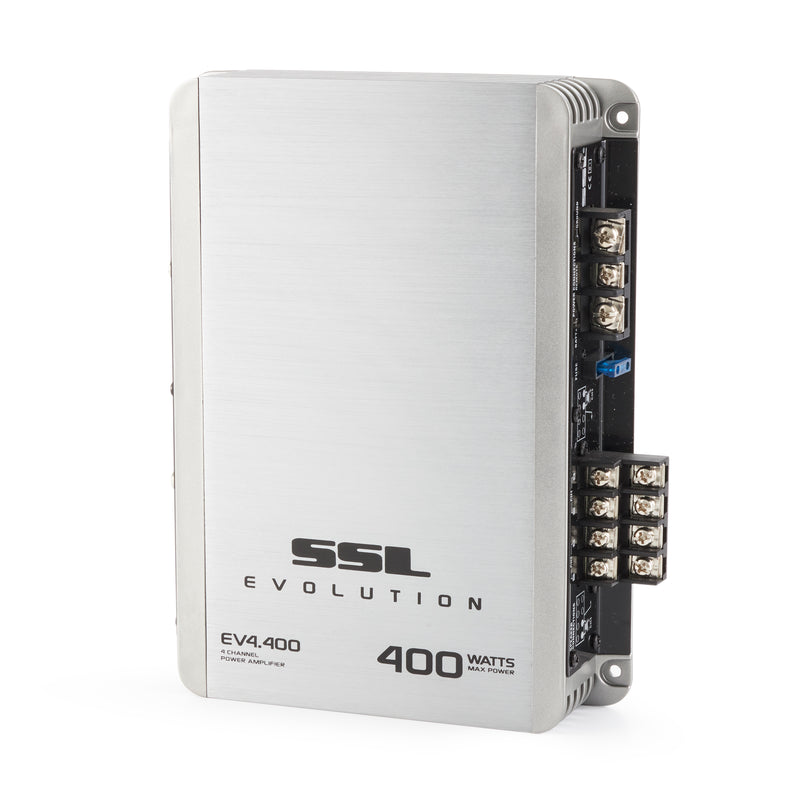 Sound Storm Evolution 400 W 4-Channel Full Range Class A/B Amplifier (2 Pack)