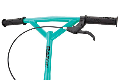 Razor DeltaWing Scooter 3-Wheel Motion Drop Handlebar, Teal & Black (Open Box)